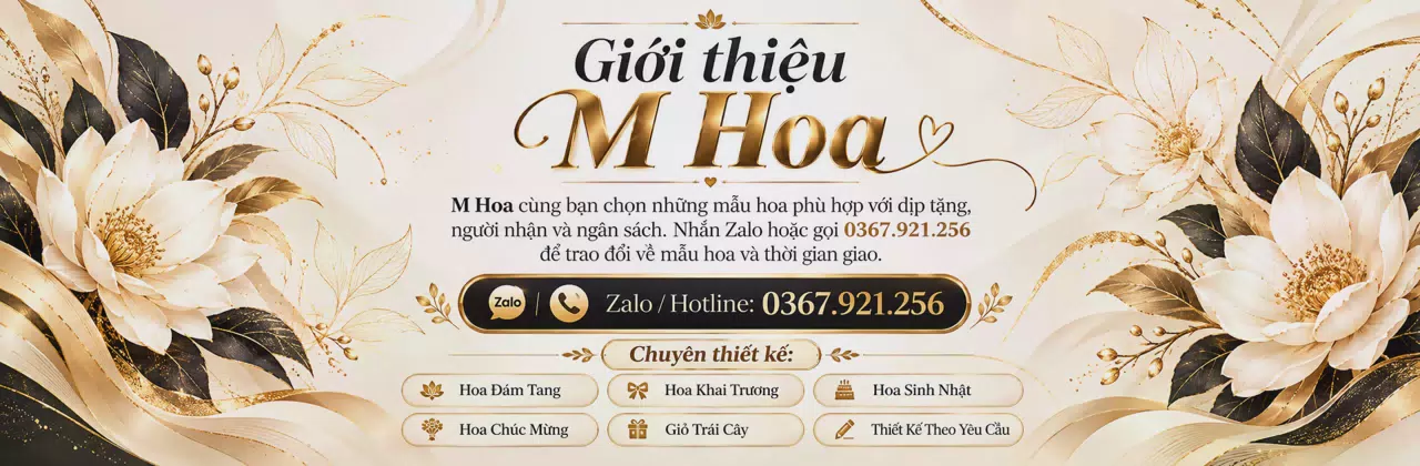 Ảnh bìa Shop hoa tươi Tam Đảo Vĩnh Phúc - Chọn hoa theo câu chuyện của bạn